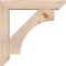 Ekena Millwork Westlake Slat Smooth Bracket w/ Offset Brace, Douglas Fir, 5 1/2"W x 26"D x 26"H BKT0604X26X26WTL06SDF - alternate 4
